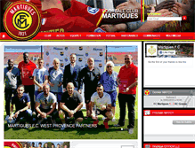 Tablet Screenshot of fcmartigues.fr